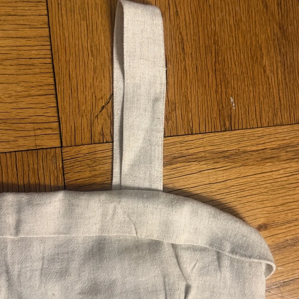 AE Cropped Linen Tank - Picture 5 of 9